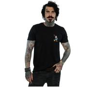 Minnie Mouse Kick Chest T-Shirt Disney Black L