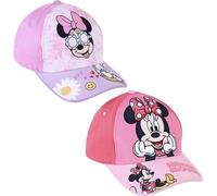 Minnie Mouse Kids' Cap - Pink - Suitable from 2 to 8 Years - Combines Cotton and Polyester - Children's Cap with Adjustable Back Velcro - Original Product Designed in Spain