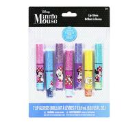 Minnie Mouse Lip Gloss Set, 7-Piece Plant-Based, Ages 3+