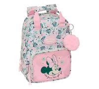 MINNIE MOUSE MINTY - Children's Backpack, Adaptable with Handles, Recyclable Fabric, Ideal for Children of Different Ages, Comfortable and Versatile, Quality and Resistance, 20 x 8 x 28 cm