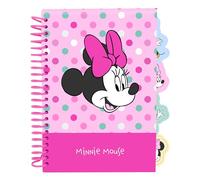 MINNIE MOUSE MINTY - Notepad A5, Notebook, Notebooks, Ideal for School Age Children, Comfortable and Versatile, Quality and Resistance, 14.8 x 21 cm