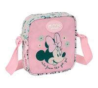 MINNIE MOUSE MINTY - Small Messenger Bag, Children's Shoulder Bag, Ideal for Children from 5 to 14 Years, Comfortable and Versatile, Quality and Resistance, 16 x 4 x 18 cm