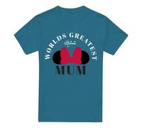 Minnie Mouse Mother'S Day World'S Greatest Mum T-Shirt Mid Grey | Size: 2XL Minnie Mouse Mid Grey 2XL