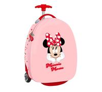 MINNIE MOUSE NAIVE - Cabin Trolley 16 Inches, Suitcase with Wheels, Security Lock, Lightweight Suitcase, 28 x 23 x 43 cm, light pink, M, Casual