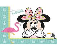 Minnie Mouse Party Napkins Tropical Design Pack of 20 Colourful 33 x 33 cm Unit