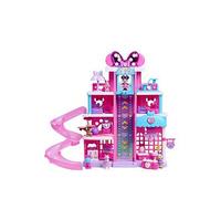 Just Play Disney Jr. Minnie Mouse Pet Hotel Playset, 20 Inch Playset, 23 Pieces Included, Ages 3 and Up