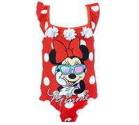 Minnie Mouse Polka Dot Swimsuit Disney Red 3-4 Years