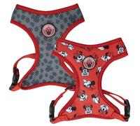 Minnie Mouse Premium Harness for Dogs - Size XXS/XS - Grey and Red - Anti-Pull and Adjustable Training Harness - 100% Polyester - Original Product Designed in Spain