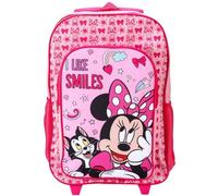 Minnie Mouse Premium Trolley Backpack with Wheels & Extendable Handle