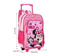 Minnie Mouse Premium Trolley Backpack with Wheels & Extendable Handle