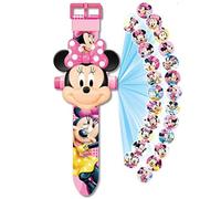 Minnie Mouse Projector Watch 20 Figurines Minnie Digital Watch for Children Girls, Projection Toys [New ]