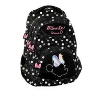 Minnie Mouse School Backpack Bag 3 Compartments 38x29cm Ergonomic Adjustable HQ