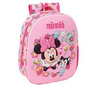 MINNIE MOUSE - School Backpack, with 3D Design, Ideal for Children of Different Ages, Comfortable and Versatile, Quality and Resistance, 27 x 10 x 33 cm