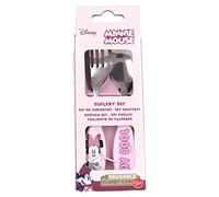 Minnie Mouse Set of 2 Stainless Steel Cutlery Fork and Spoon