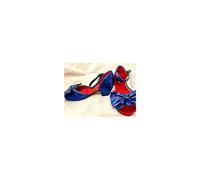 Minnie Mouse Shoes Formal Blue Sequence for Girl/Kids Size UK 10 EU 28