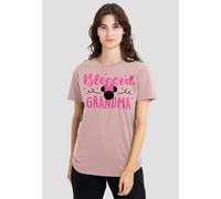 Minnie Mouse Silhouette Blessed Grandma T-Shirt, Powder Rose Disney Rose XXL
