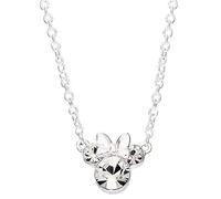 Minnie Mouse Silver Stone Set Necklace N902352RAPRL-18