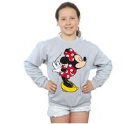 Minnie Mouse Split Kiss Sweatshirt Disney Grey 5-6 Years