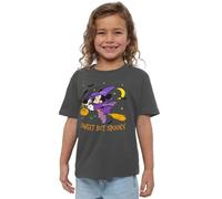 Minnie Mouse Spooky Witch Girls T Shirt, Charcoal, 12-13 Years