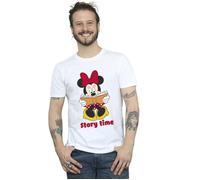 Minnie Mouse Story Time T-Shirt Disney White 5XL