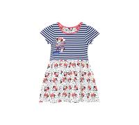 Minnie Mouse Stripe Dress Disney White 6-7 Years