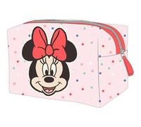 Minnie Mouse Travel Toiletry Bag | Portable Makeup and Cosmetic Case with Classic Disney Design