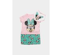 Minnie Mouse Tropical 3-Piece Outfit Disney Baby Pink 6-12 m
