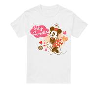 Minnie Mouse Vintage Valentine'S Day Hey Sweetie! T-Shirt White Minnie Mouse White XXL