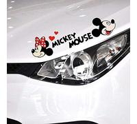 Minnie Mouse Wall Tattoo Cute Cartoon Mickey Mouse Minnie Car Sticker and Sticker Car Accessory Car Sticker