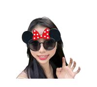 (Minnie Red) Glasses Parties Decorative Photo Props Sunglasses Pc Styles Material Various