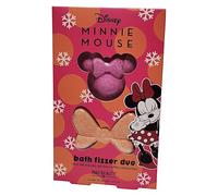 Minnies Mouses Cherry Bath Fizzer Duo 2 x 60g Bath Bombs in Min nies Head & Bow Shape Relaxing Cherry Fragrance