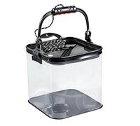 Minnow Bucket, Transparent with Non-Slip Rope, Live Fish Container and Water Bucket - For Use on Shore, Kayak, Sea, Lake, River, and Outdoor Camping