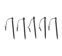 MinnowXY Professional Portable Resistive for Touch Screen Stylus Hard Tip Pen with Dust Plug Rope for POS 5 ABS, 9cm/3.54in (approx）, Black