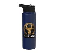 Minoans Bronze Age Crete Minoan Ancient Civilization Symbol Stainless Steel Insulated Water Bottle