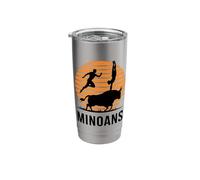 Minoans Bull Leaping Funny History Stainless Steel Insulated Tumbler