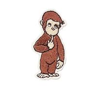 Minoda U01Y2097 Curious George CGTV Patch Mini