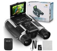 Minolta 12x32 Digital Binoculars - 4K UHD Video Camera, 48MP Photo, 8X Digital Zoom, IPS Anti-Glare Screen, Fog-Resistant Optics, Compact, Ideal for Birdwatching & Travel Hunting