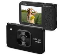 Minolta 48MP Digital Camera - 4K Ultra Slim HD Video, 2.9” IPS LCD Display, Autofocus Lens with Digital Image Stabilization, 4X Digital Zoom, Compact Travel Camera for Vlogging (Black)