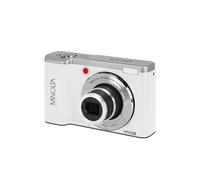 Minolta 56MP Dual Lens Digital Camera - 5X Optical Zoom, 5K Ultra HD Video, CMOS Sensor, 2.8-inch LCD Screen, Stabilization, Selfie Lens, 32GB Card, Rechargeable Battery (White)