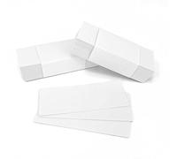 Minomag Label Insert Cards for 1x2 Inch Label Holders, White Cardstock Paper (100 Count)