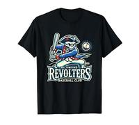 Minor League Baseball Richmond Revolters T-Shirt, Men, Black, XX-Large