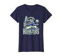 Minor League Baseball Richmond Revolters T-Shirt, Women, Navy Blue, Medium