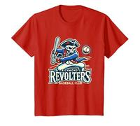 Minor League Baseball Richmond Revolters T-Shirt, Youth, Red, 4T