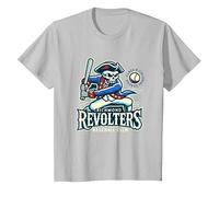 Minor League Baseball Richmond Revolters T-Shirt, Youth, Silver Grey, 2T