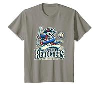 Minor League Baseball Richmond Revolters T-Shirt, Youth, Slate Grey, 4T