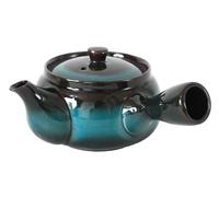 Minoribo Mino ware Japanese Pottery Teapot Kyusu Aurora Ever Green with Infuser made in Japan (Japan Import) SYK005 (Ever Green)