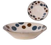 Minorutouki mino ware "PAIKAJI" anti-type 7 Sunfukasara Stars 8.46×1.77in 18.8oz Made in Japan