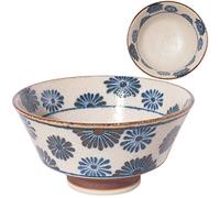 Minorutouki mino ware PAIKAJI anti-type bowl flower φ5.12×H2.6in 7.09oz