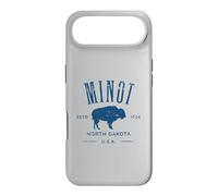 Minot North Dakota 1886 Bison Distressed Design Souvenir Case for iPhone Air