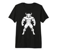 Minotaur Bull Monster Greek Mythology Myth Lover Workout Gym Premium T-Shirt